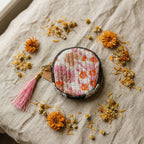 Maple Muse Cotton Block Printed Coin Purse