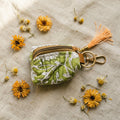 Tide Cobalt Cotton Block Printed Coin Purse