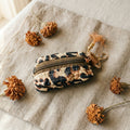 Glow Saffron Cotton Block Printed Coin Purse