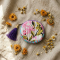 Maple Terracotta Cotton Block Printed Coin Purse
