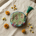 Dusk Terracotta Cotton Block Printed Coin Purse