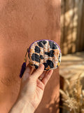 Glow Saffron Cotton Block Printed Coin Purse