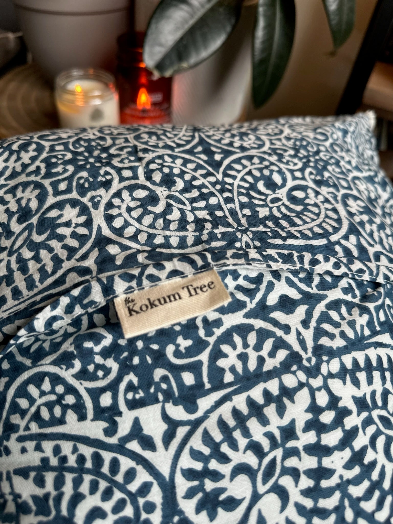 Indigo Earth Cushion Cover