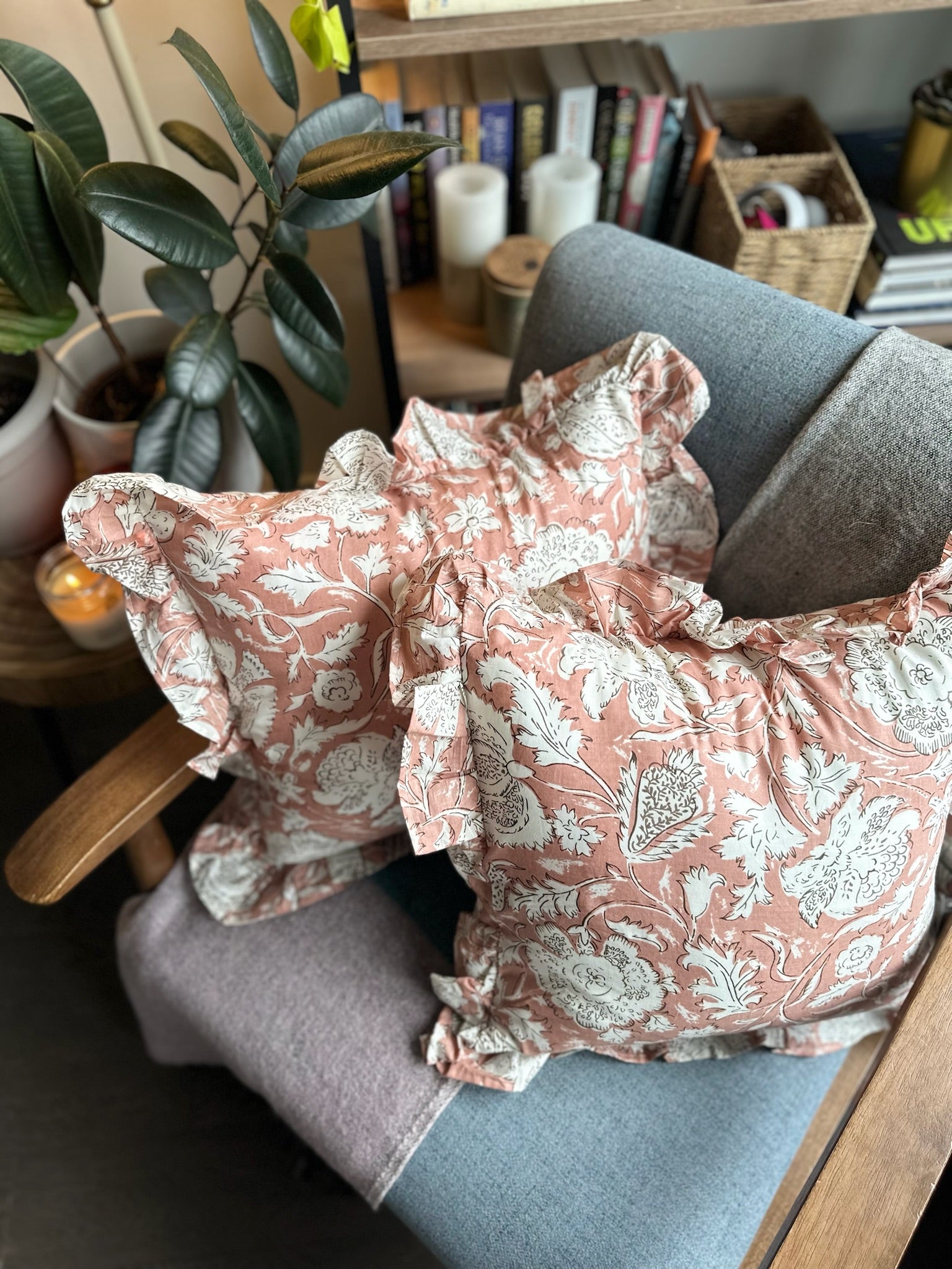 Blush Petal Cushion Cover