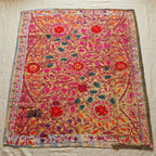 Celestial Haven Luxury Vintage Suzani Kantha Throw