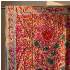 Celestial Haven Luxury Vintage Suzani Kantha Throw
