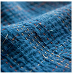 Emerald Wilderness Reversible Kantha Throw