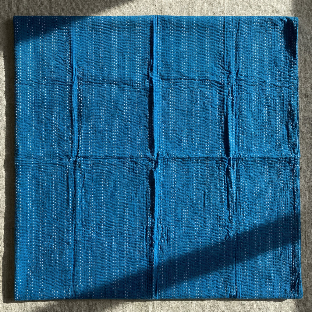 Emerald Wilderness Reversible Kantha Throw