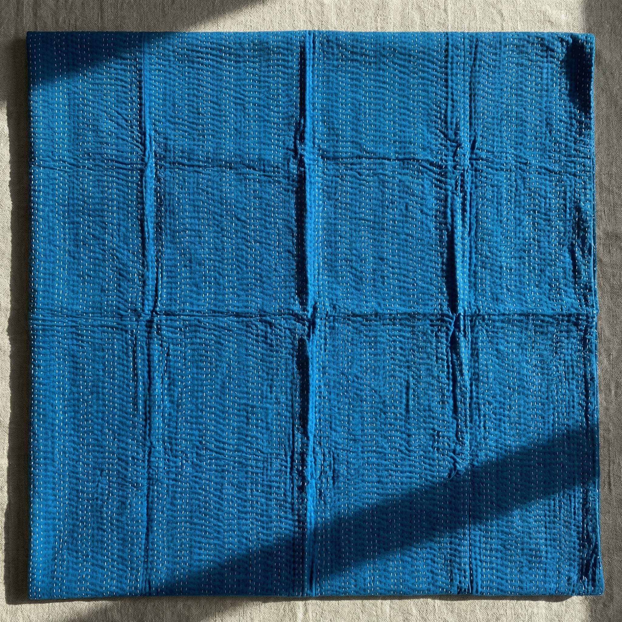 Emerald Wilderness Reversible Kantha Throw