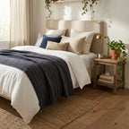 Midnight Jungle Reversible Kantha Throw