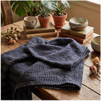 Midnight Jungle Reversible Kantha Throw