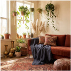 Midnight Jungle Reversible Kantha Throw