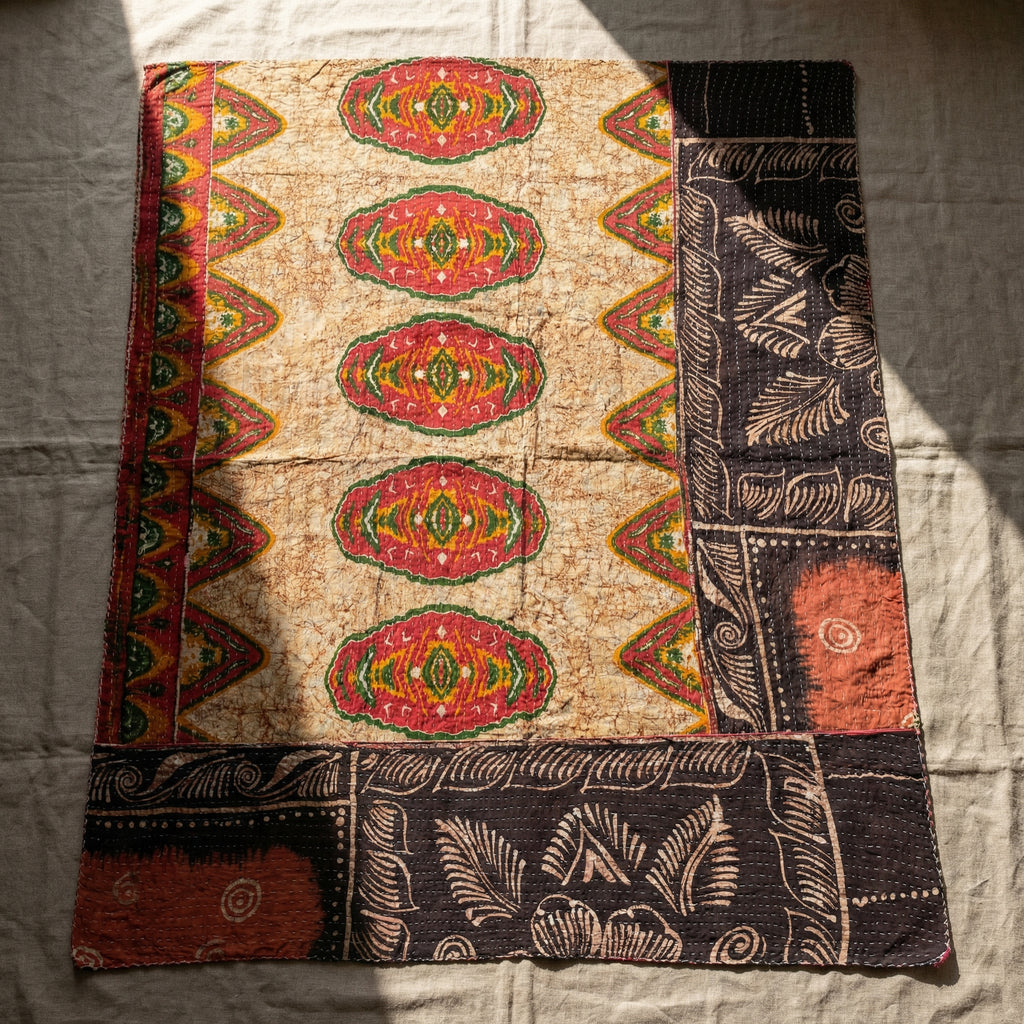 Artisan's Dream  Reversible Kantha Throw