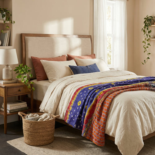 Artisan Heritage  Reversible Kantha Throw