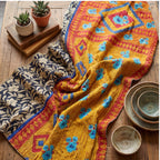 Wanderlust Kantha Reversible Kantha Throw