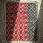 Tranquil Garden Reversible Kantha Throw