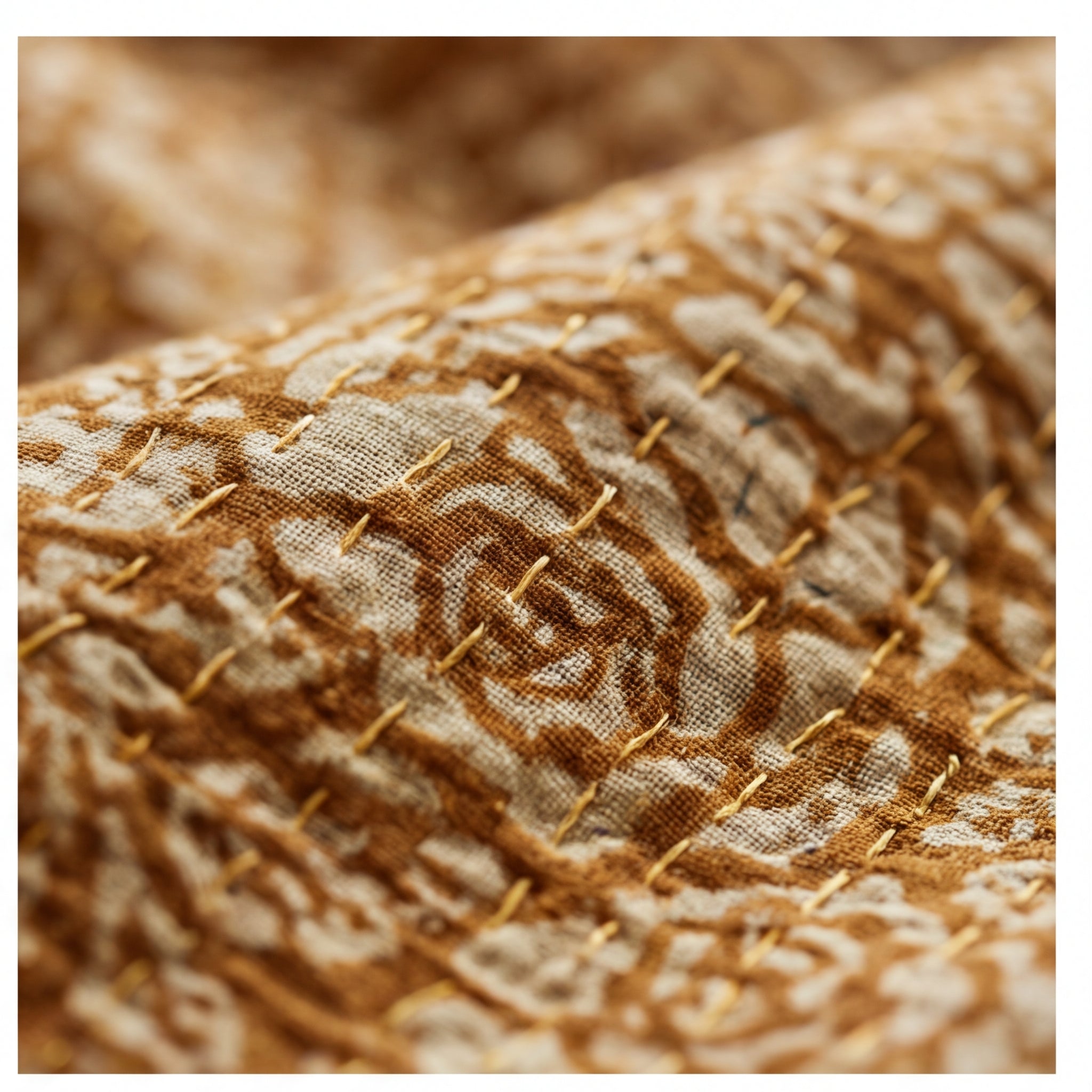 Tranquil Garden Reversible Kantha Throw