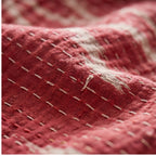 Serene Meadow Reversible Kantha Throw