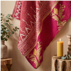 Serene Meadow Reversible Kantha Throw