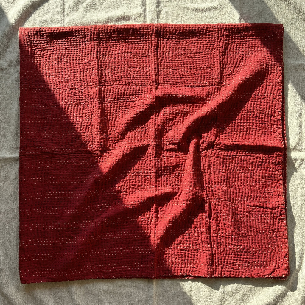 Sapphire Safari Reversible Kantha Throw