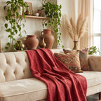 Sapphire Safari Reversible Kantha Throw