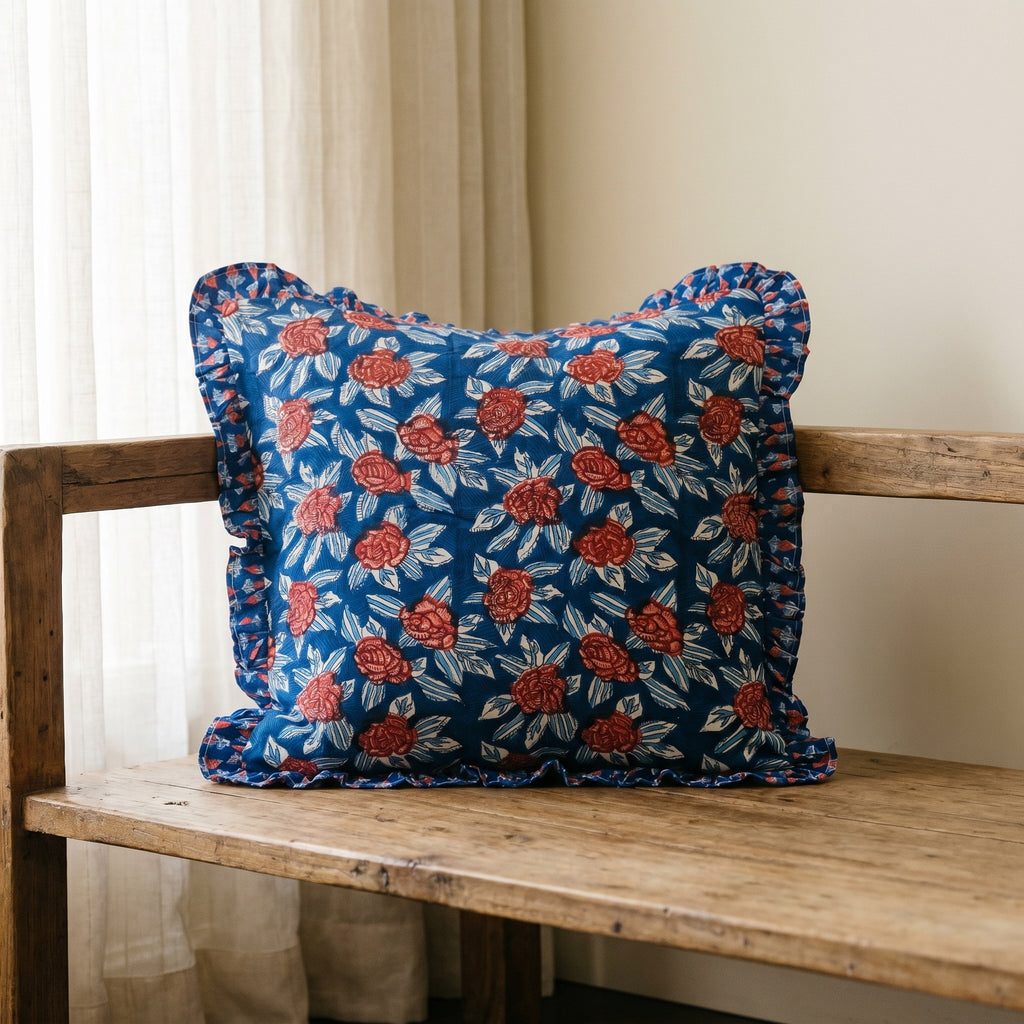 Golden Marigold Cushion Cover