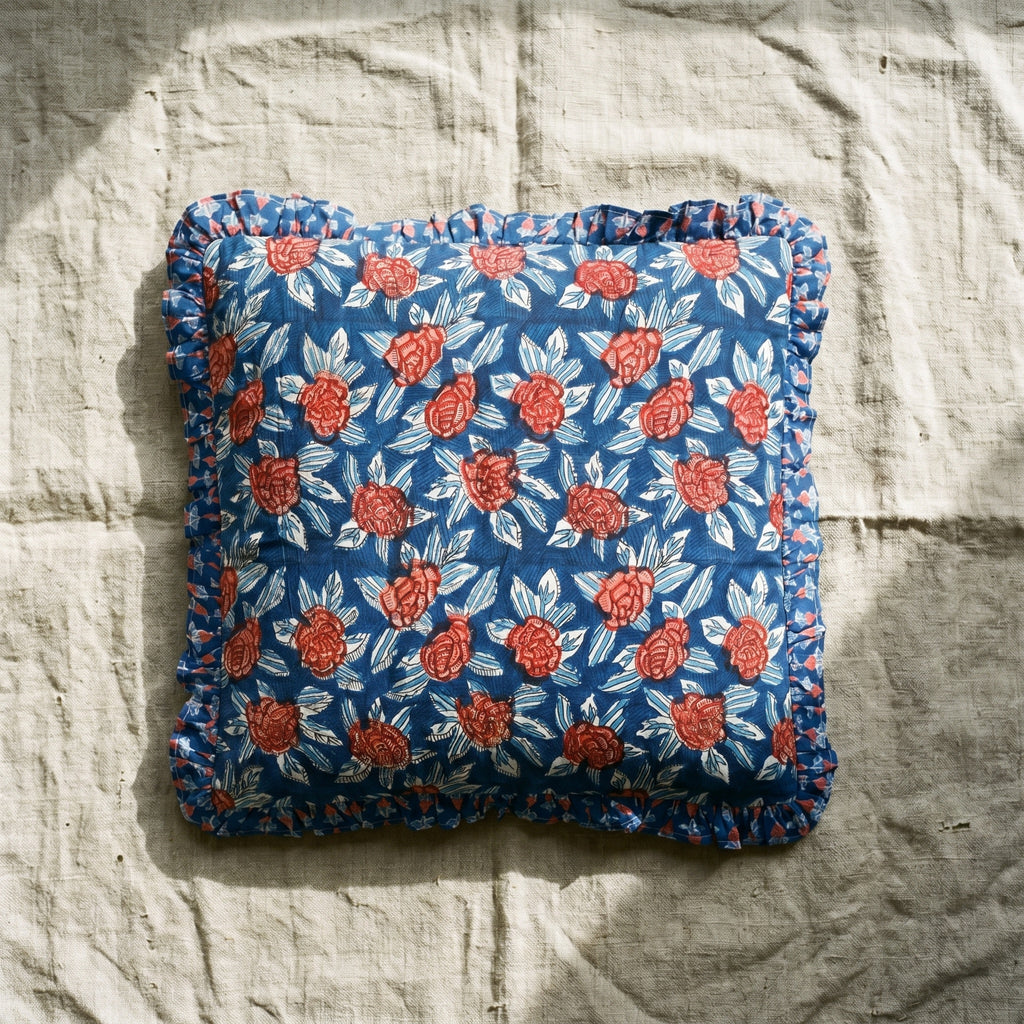 Golden Marigold Cushion Cover