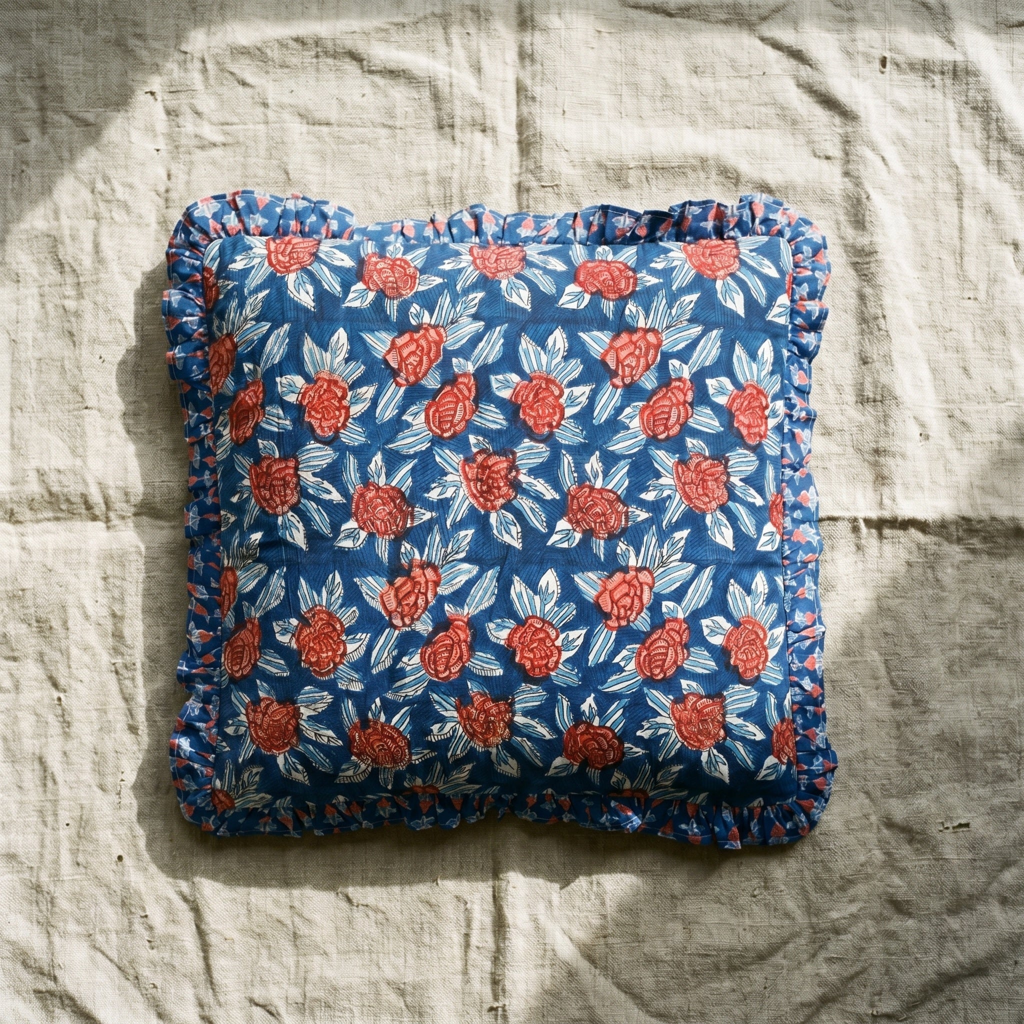 Golden Marigold Cushion Cover
