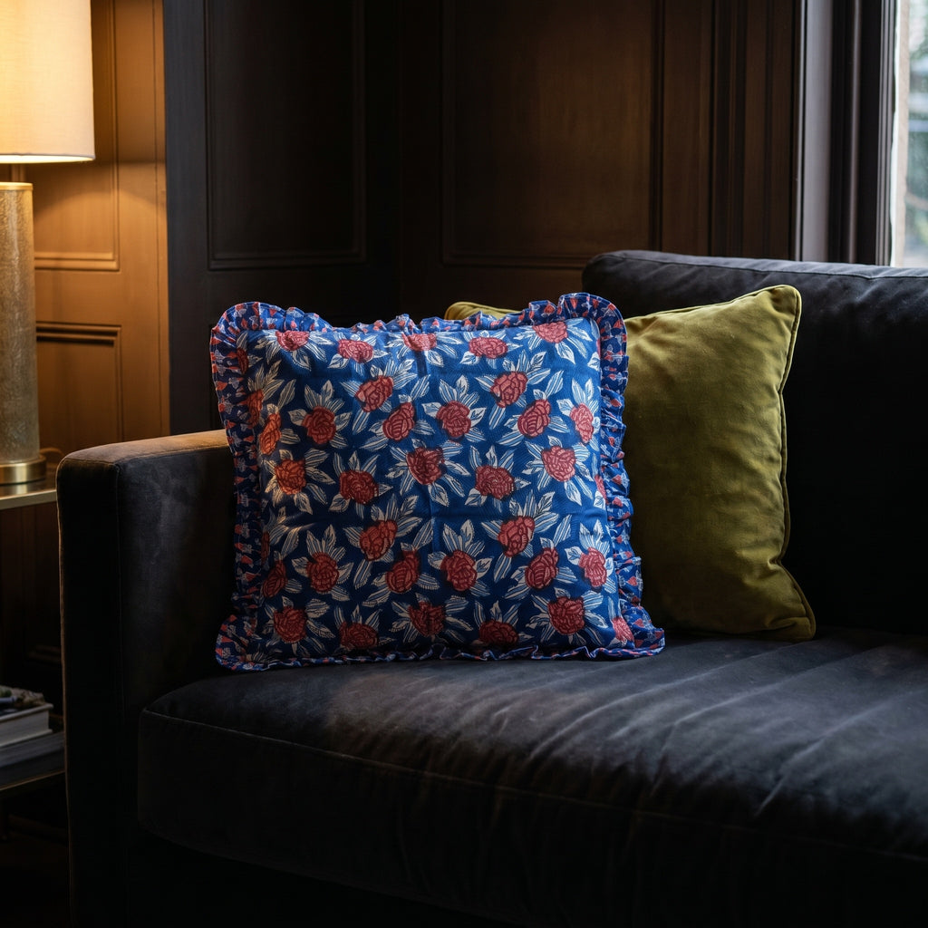 Golden Marigold Cushion Cover