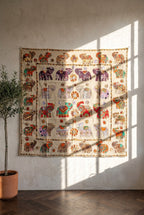 Sylvan Fern Appliqué Pure Cotton Wall Hanging