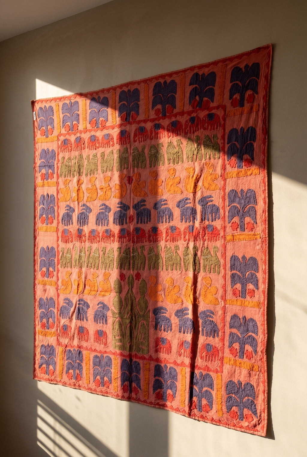 Maple Soft Appliqué Pure Cotton Wall Hanging