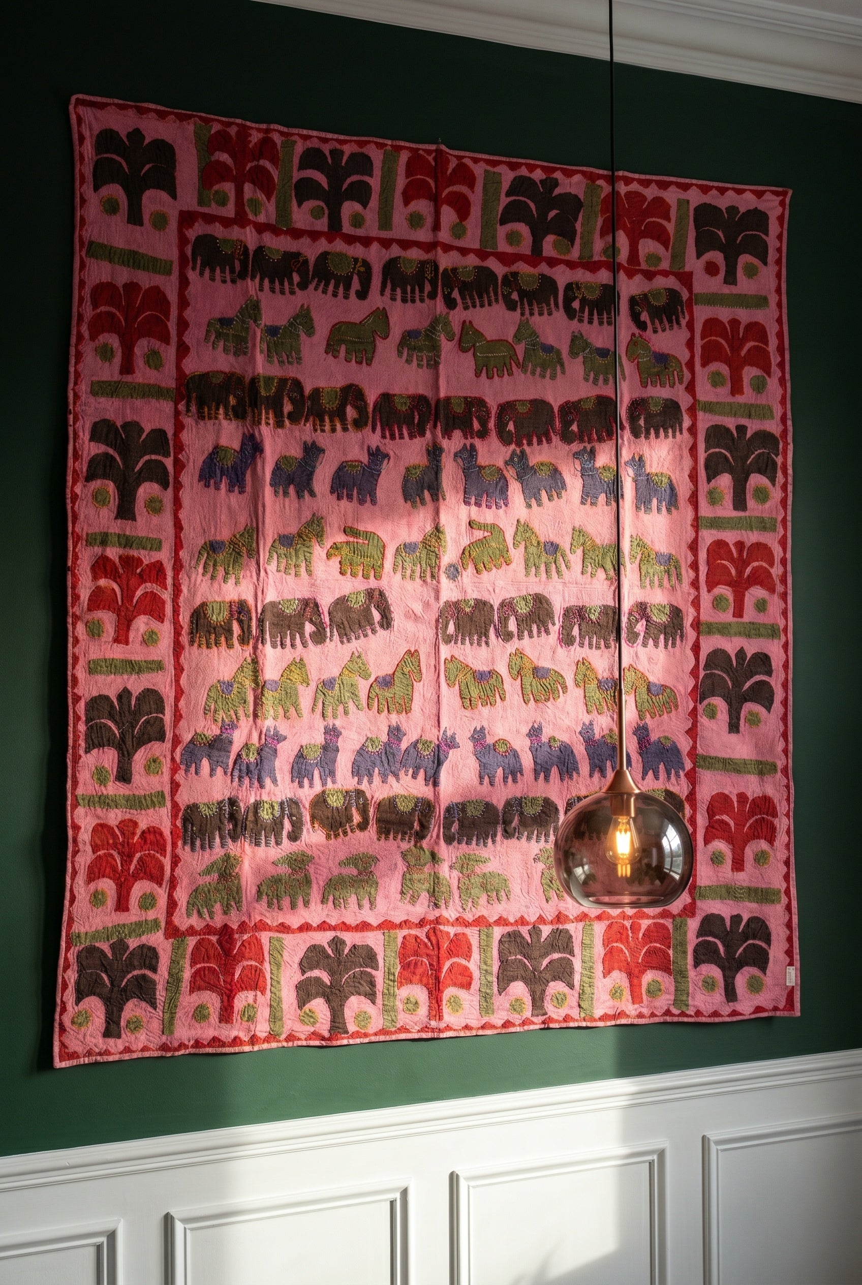 My Maple Appliqué Pure Cotton Wall Hanging