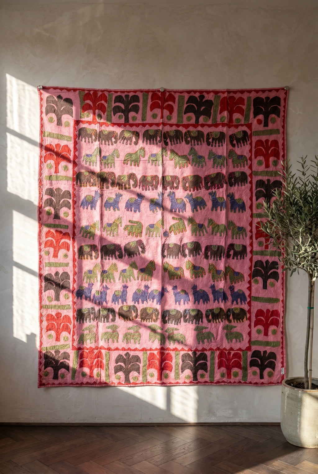My Maple Appliqué Pure Cotton Wall Hanging