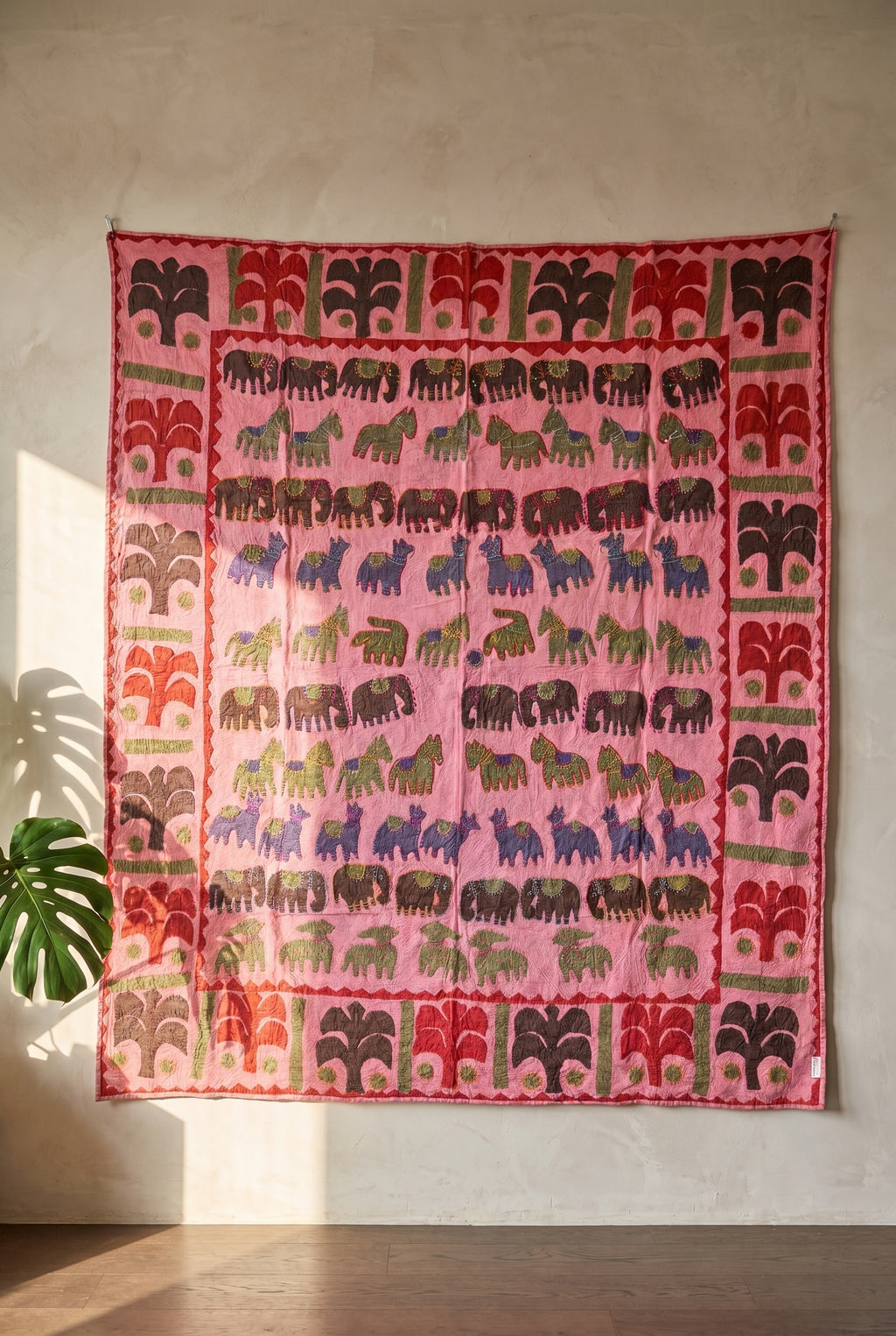 My Maple Appliqué Pure Cotton Wall Hanging