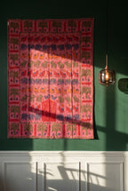 Whispering Lotus Appliqué Pure Cotton Wall Hanging