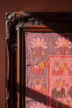 Verdant Fern Appliqué Pure Cotton Wall Hanging