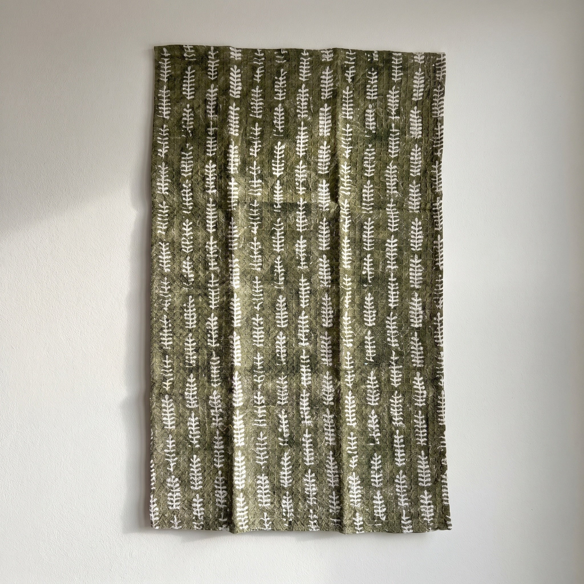 Dawn L Handmade Waffled Cotton Kitchen Towel