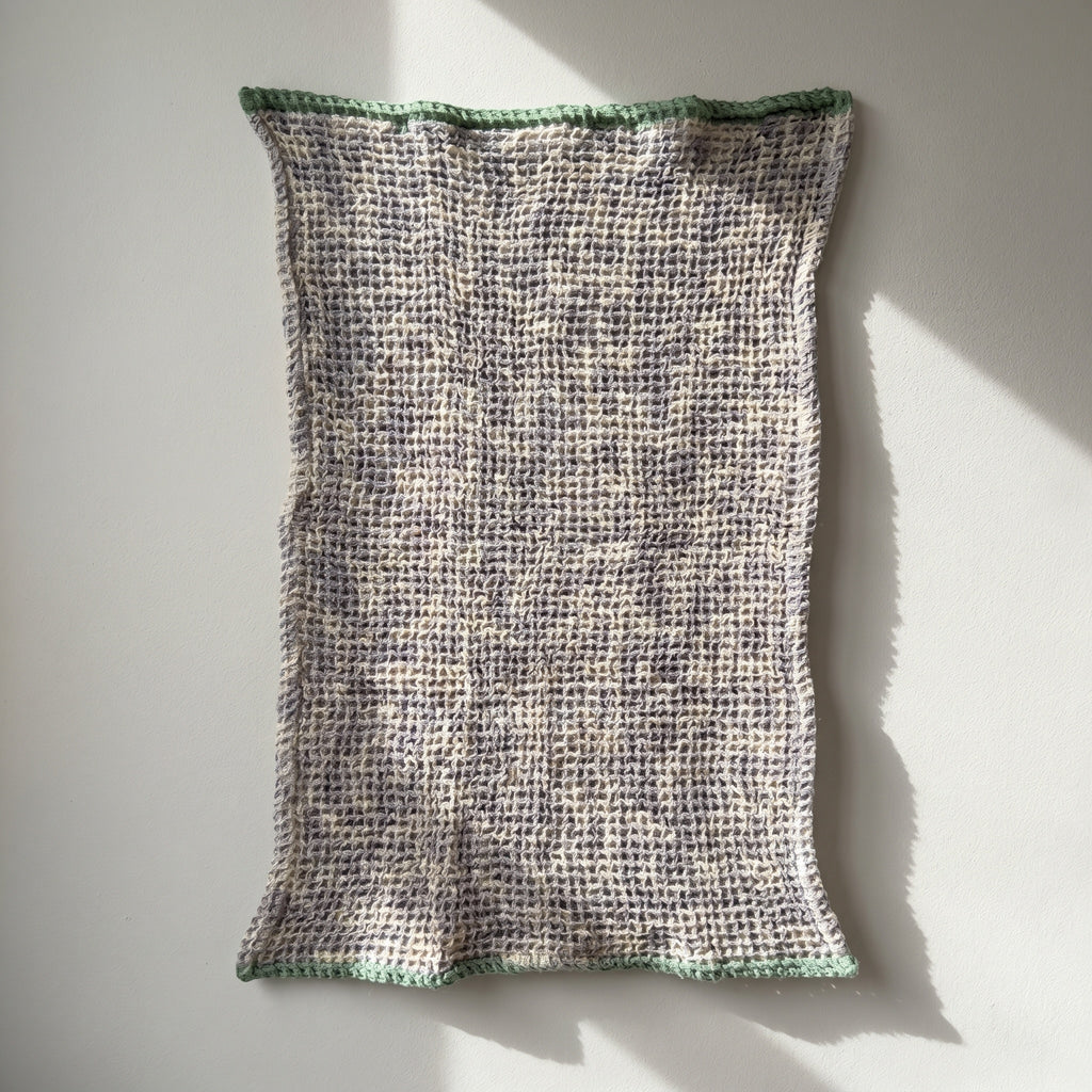 O Bloom Handmade Waffled Cotton Kitchen Towel