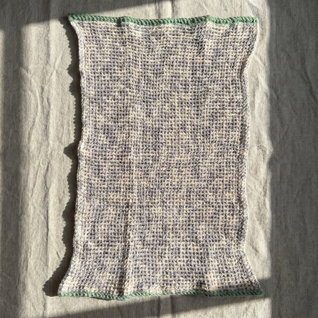O Bloom Handmade Waffled Cotton Kitchen Towel