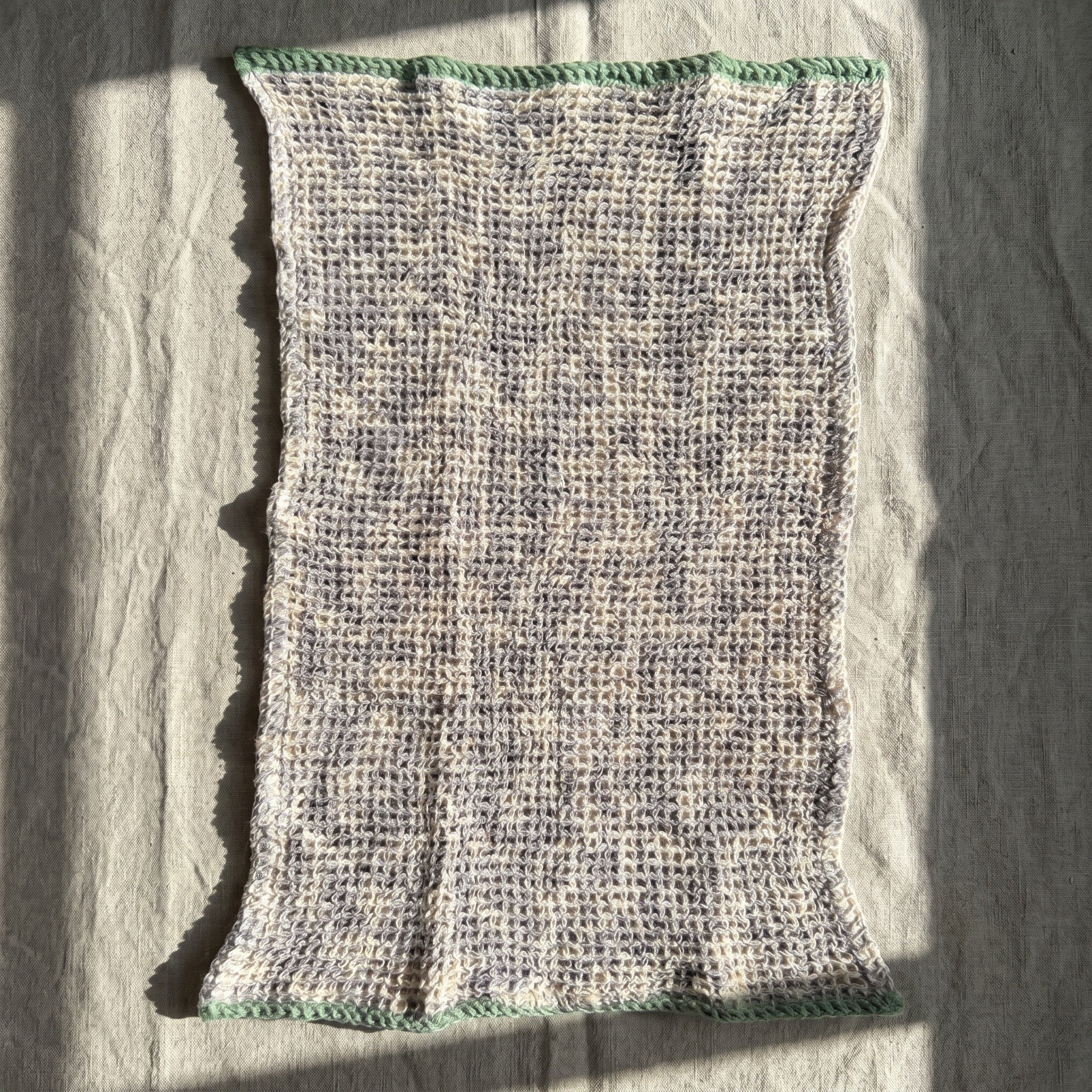 O Bloom Handmade Waffled Cotton Kitchen Towel