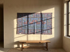 Deep Indigo Appliqué Pure Cotton Wall Hanging
