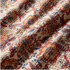 Amber Orchard Kantha Queen Size Bed-spread