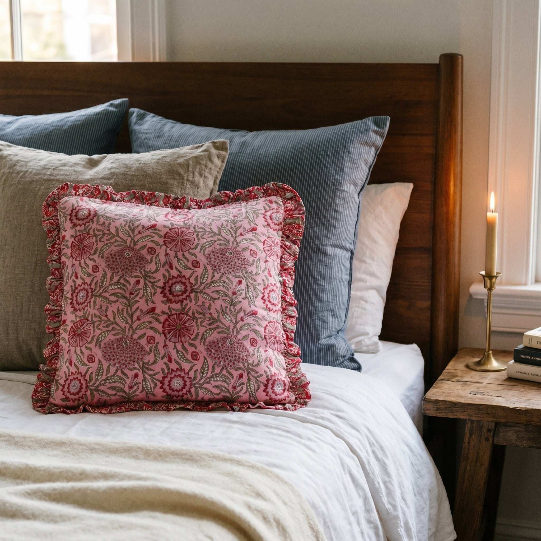 Amber Saffron Cushion Cover