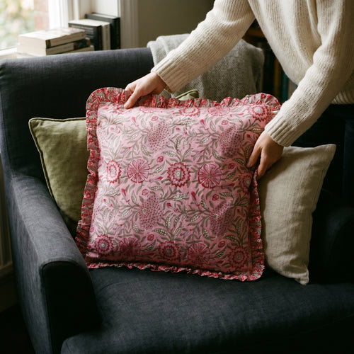 Amber Saffron Cushion Cover