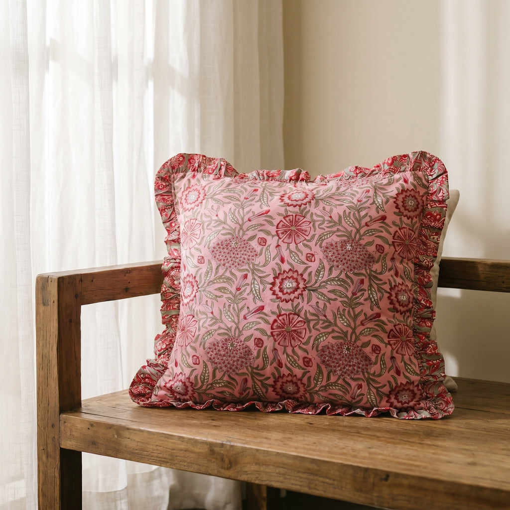 Amber Saffron Cushion Cover