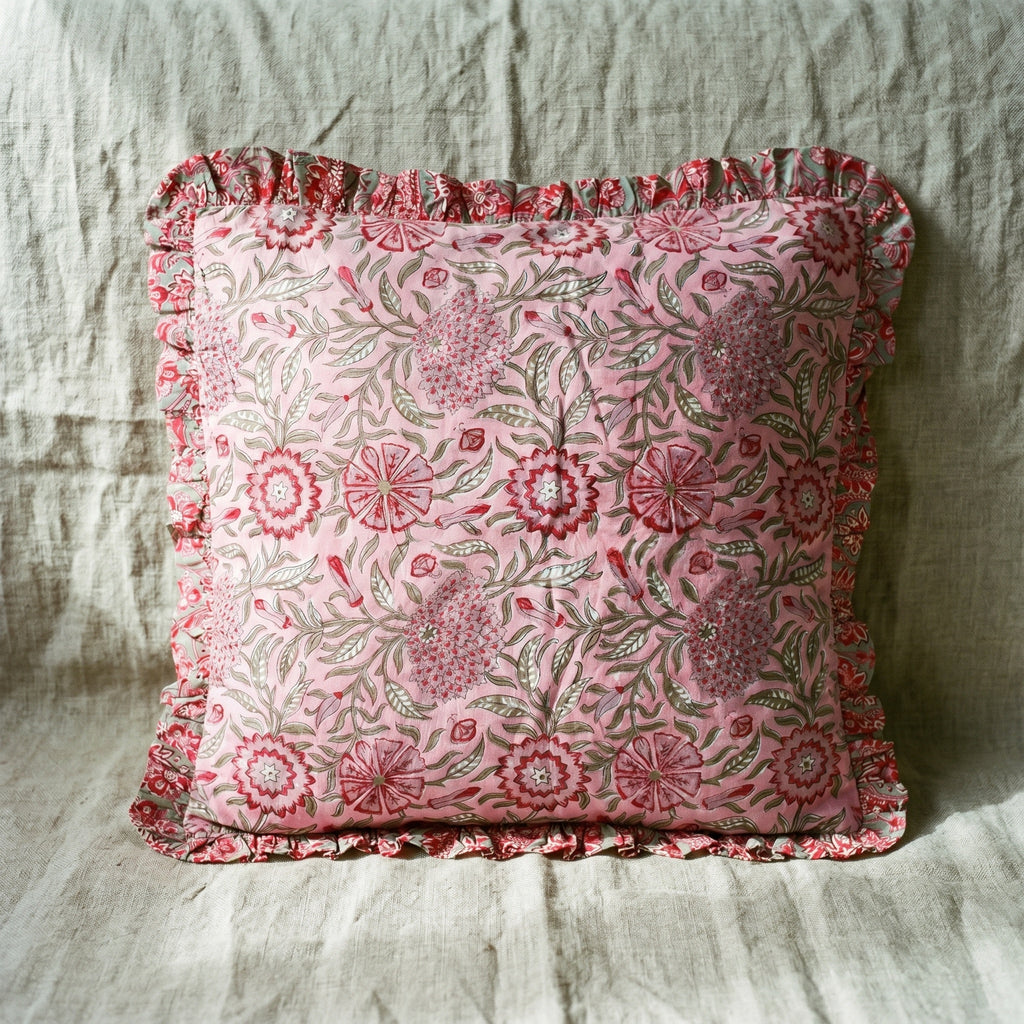 Amber Saffron Cushion Cover