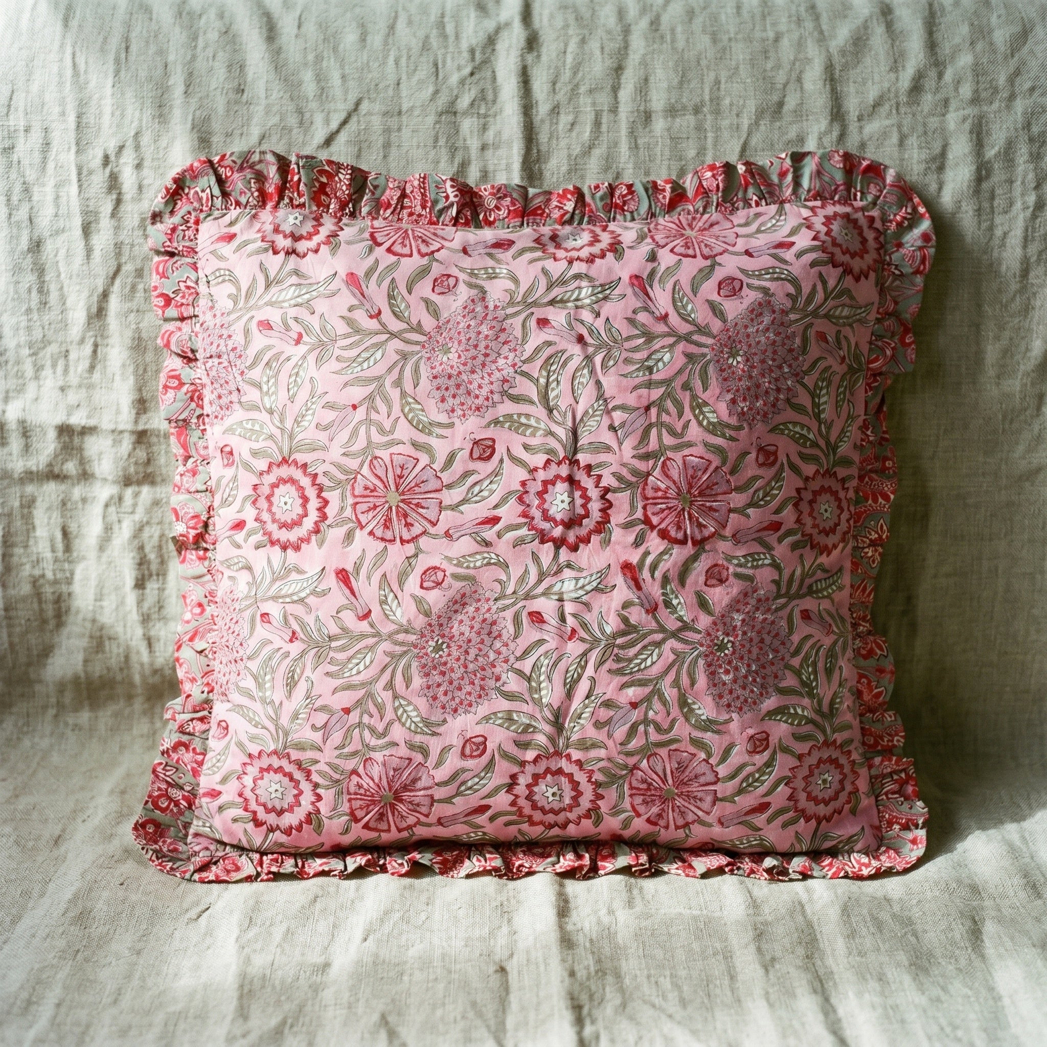 Amber Saffron Cushion Cover
