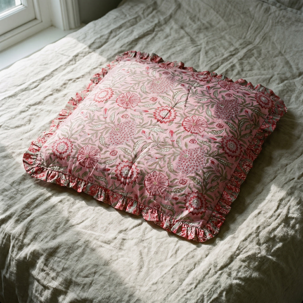 Amber Saffron Cushion Cover