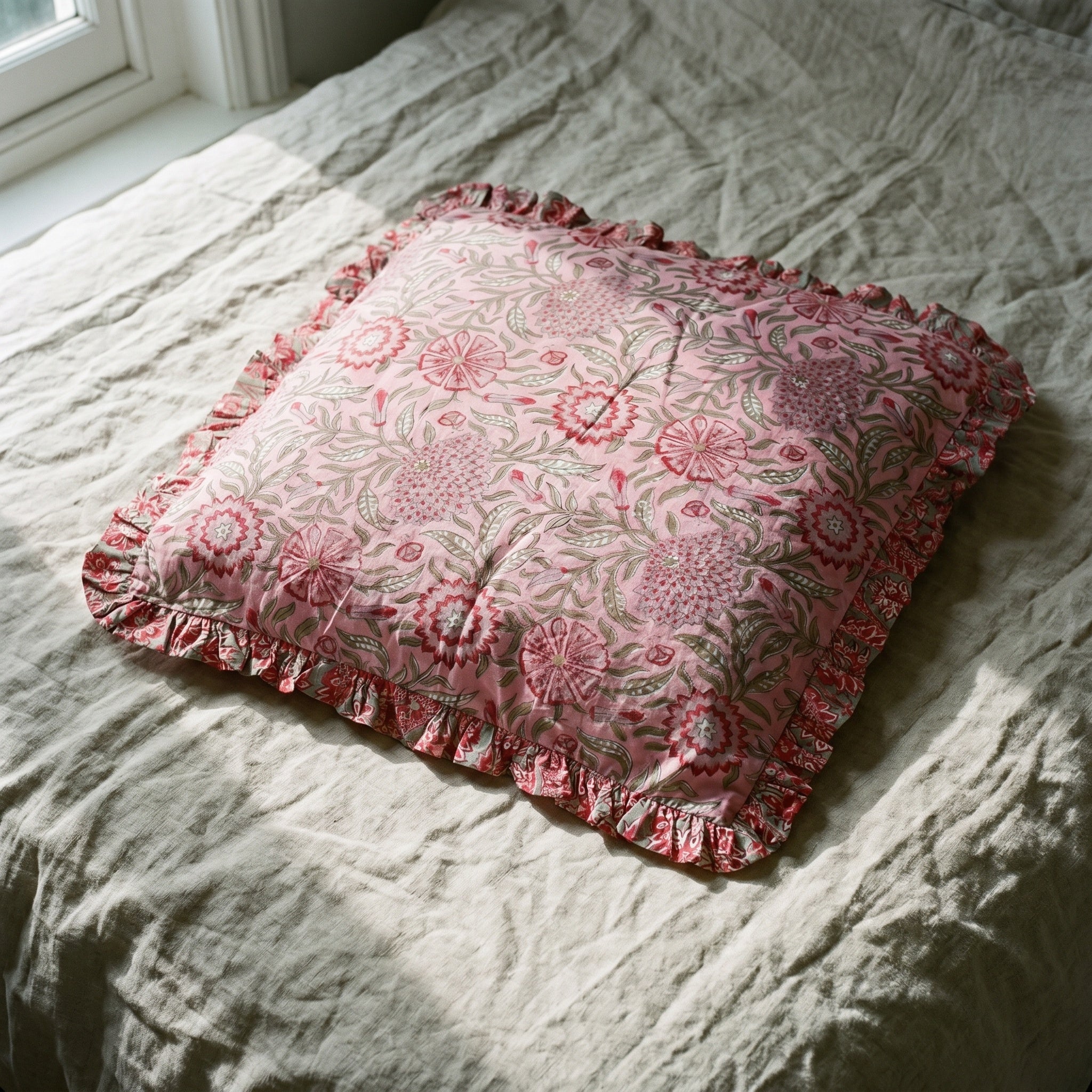 Amber Saffron Cushion Cover