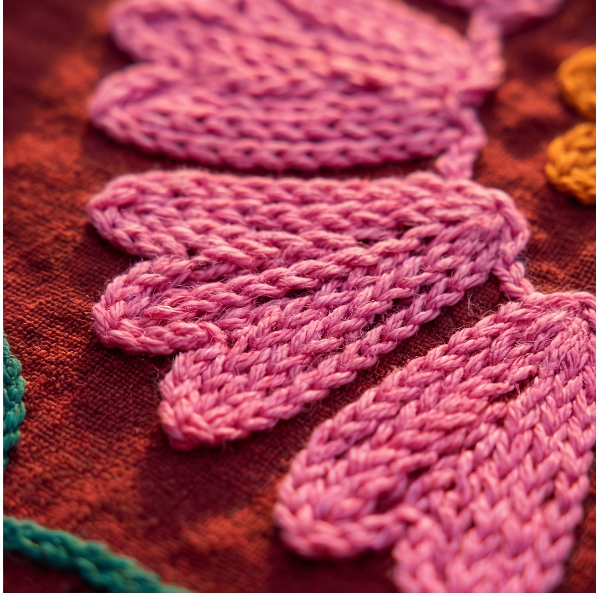 Shifting Sagebrush Hand-Embroidered Cotton Suzani Throw